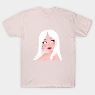 White Haired Girl T-Shirt